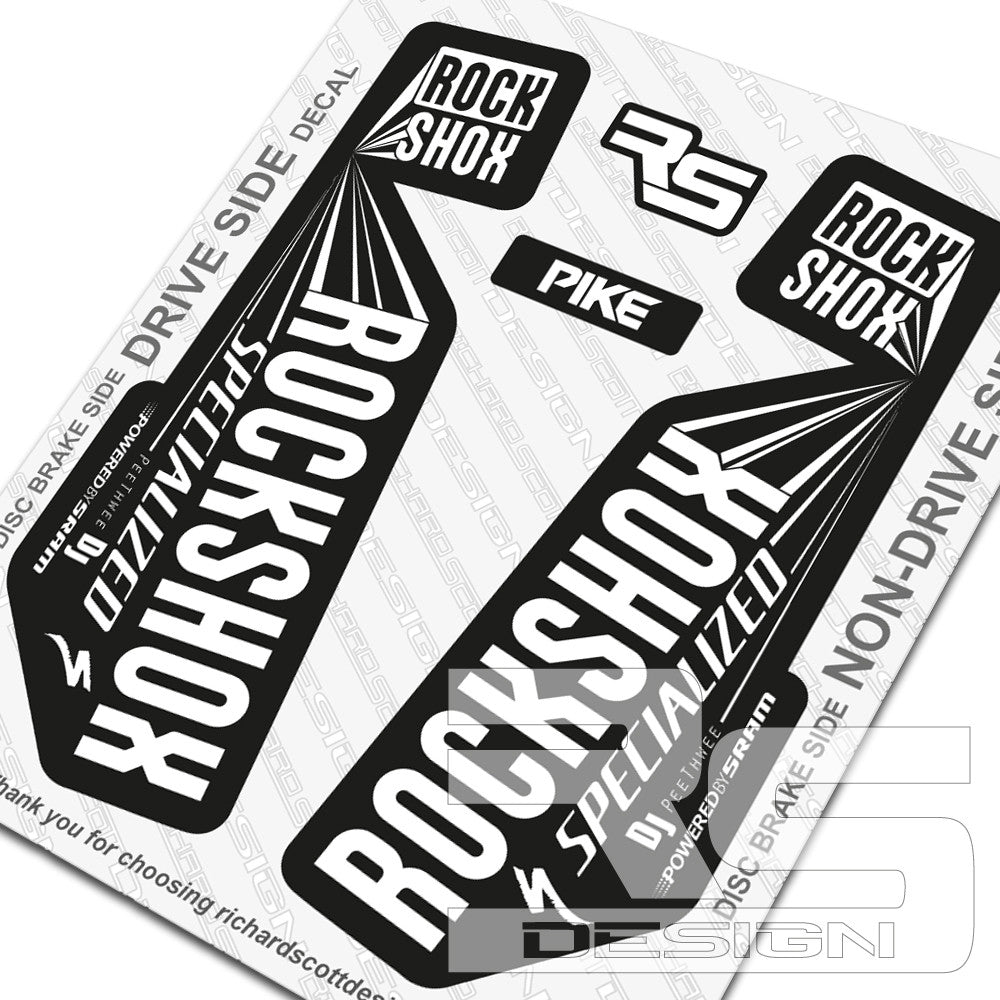 rockshox pike stickers