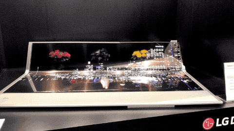Flexible transparent OLED display from LG