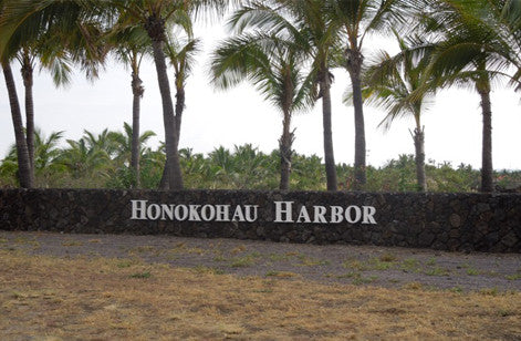 Honokohau Harbor fabricated signs after install from Lets Go Banners