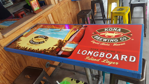 Laminated table top covers Kona Hawaii