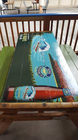 Custom printed laminated table top covers Big Island Hawaii