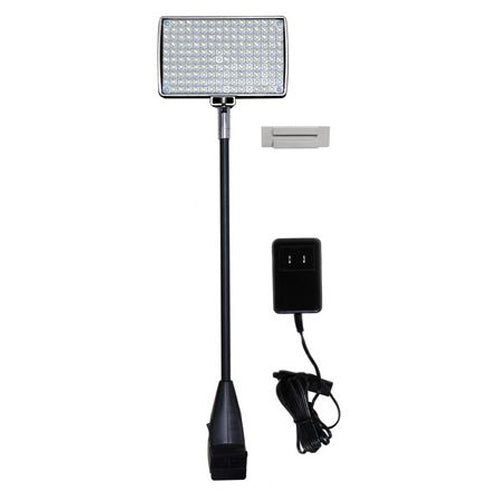 LED Display Light Banner Stand Lamp Retractable Roll Up Trade Show Booth Clamp 