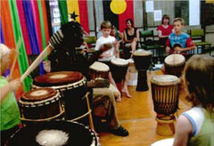 African drumming workshops for schools