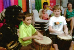 African drumming for school holiday programs