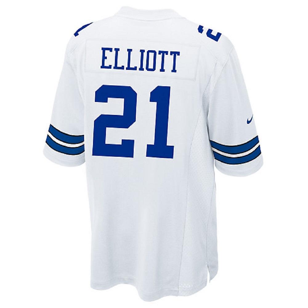 dallas cowboys ezekiel elliott nike game replica throwback jersey