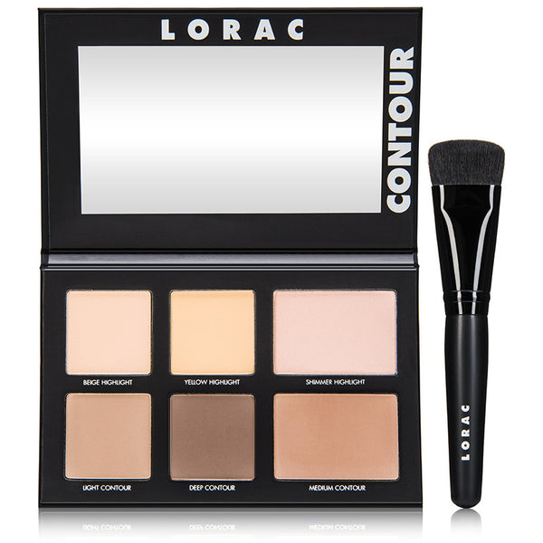 LORAC Cosmetics PRO Contour Palette & PRO Contour Brush (1 kit)