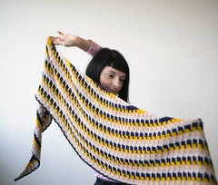 Olga Jazzy workshop Hisho shawl 