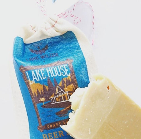 Private Label beer soap for Lake Wilcox Brewing Company