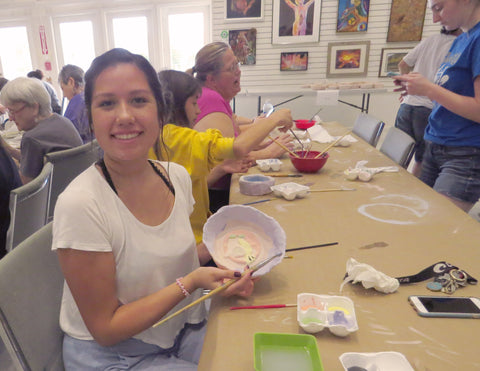 The Visual Arts Center hosts the Empty Bowls Charity every year.