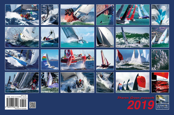 Ultimate Sailing 2019 Calendar Back Cover