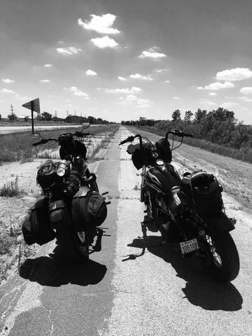 Father and son bike trip, Québec to California on Harley-Davidson