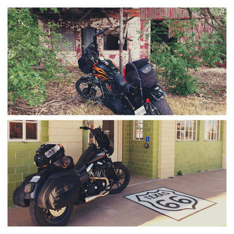 Father and son bike trip, Québec to California on Harley-Davidson