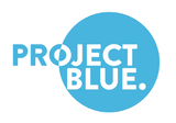 The Logo For Project Blue, A Charity CaliWoods Donates To
