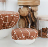 Cotton Covers - Terracotta Check