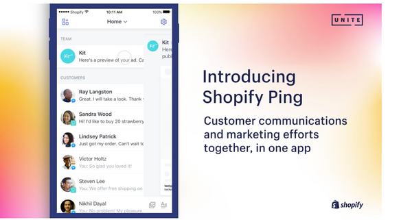 Ping-Herramienta-de-comunicación-Shopify-UNITE-2018