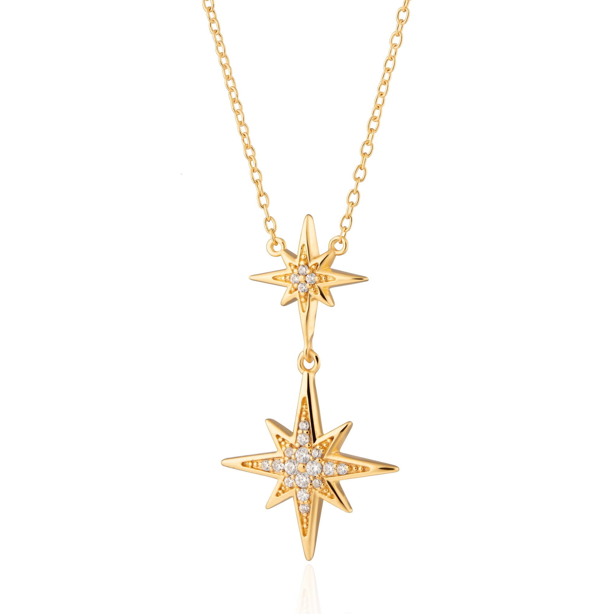 Hannah Martin Art Deco Star Necklace