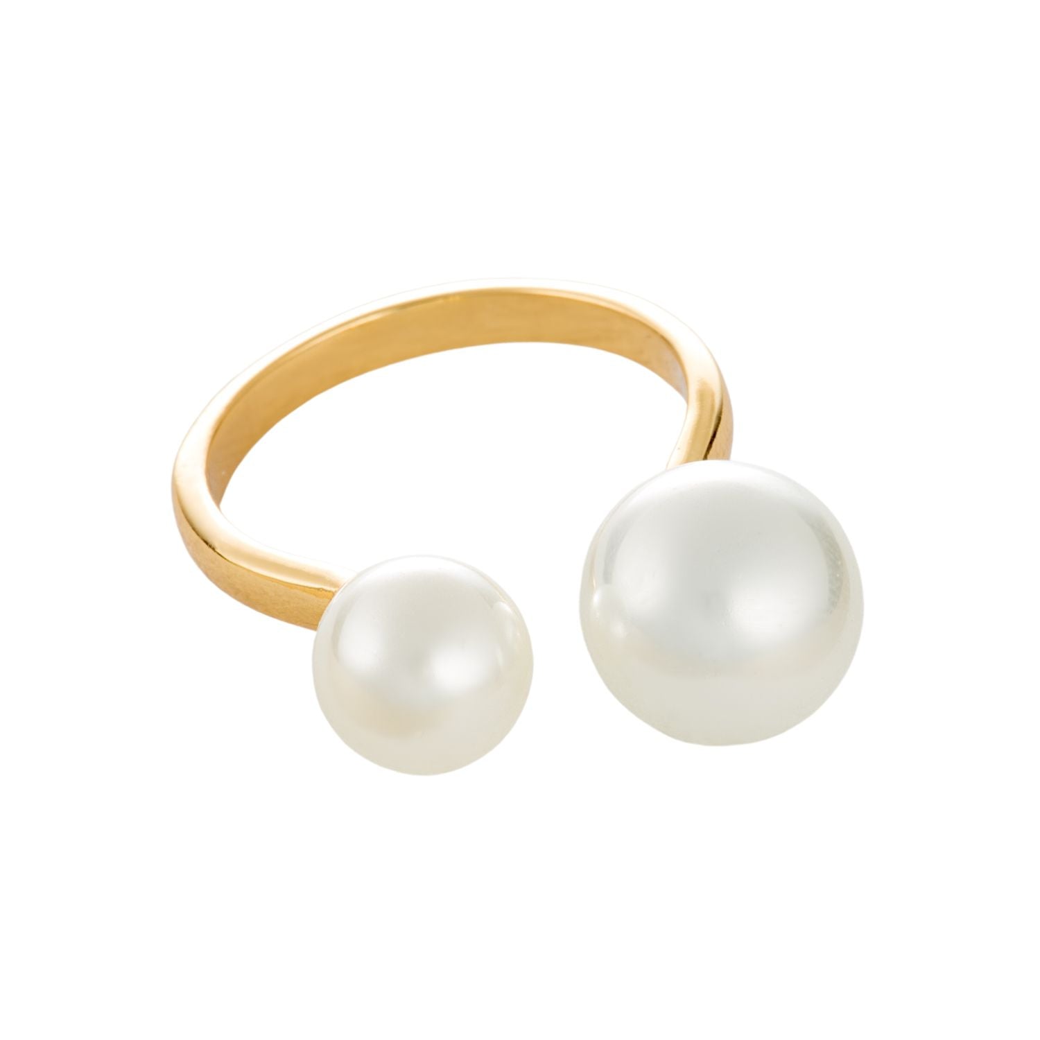 Modern Pearl Ring