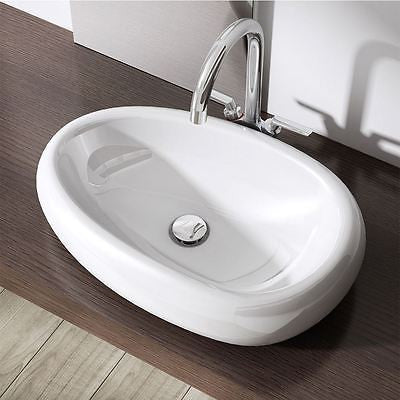 Modern Design Ceramic Counter Top Basin 560 x 380mm | Bruessel 894