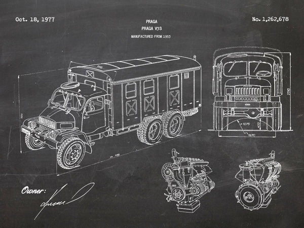 originálny_darček_na_vianoce_patent_obraz_obrazy_na_stenu_plátne_plátno_V3s_offroad