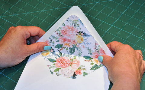 Fold envelope flap and liner