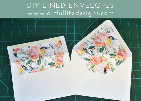 DIY lined envelopes