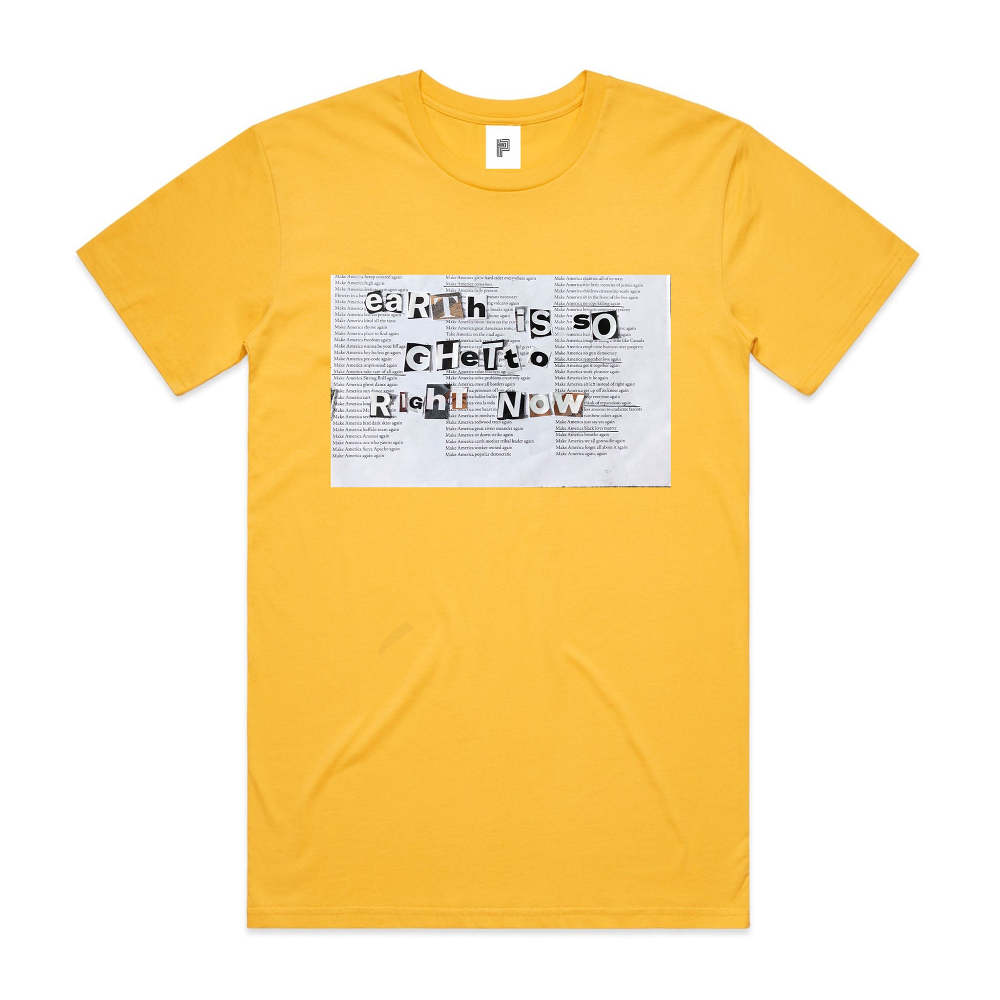 EARTH IS SO - BEATRICE DOMOND T-SHIRT [YELLOW]