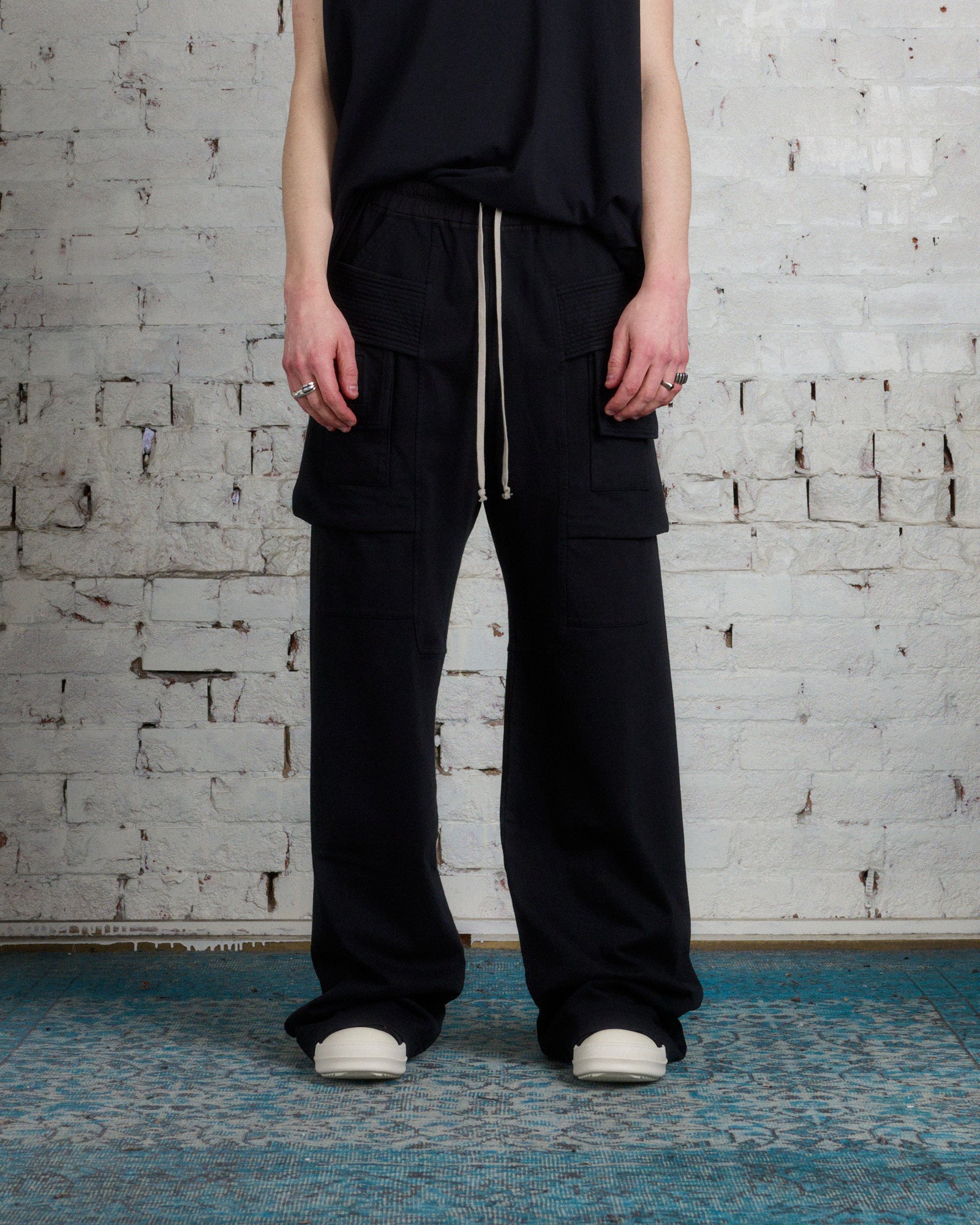 rickowens新品 RICK OWENS DRKSHDW コットンカーゴパンツ RIG素材