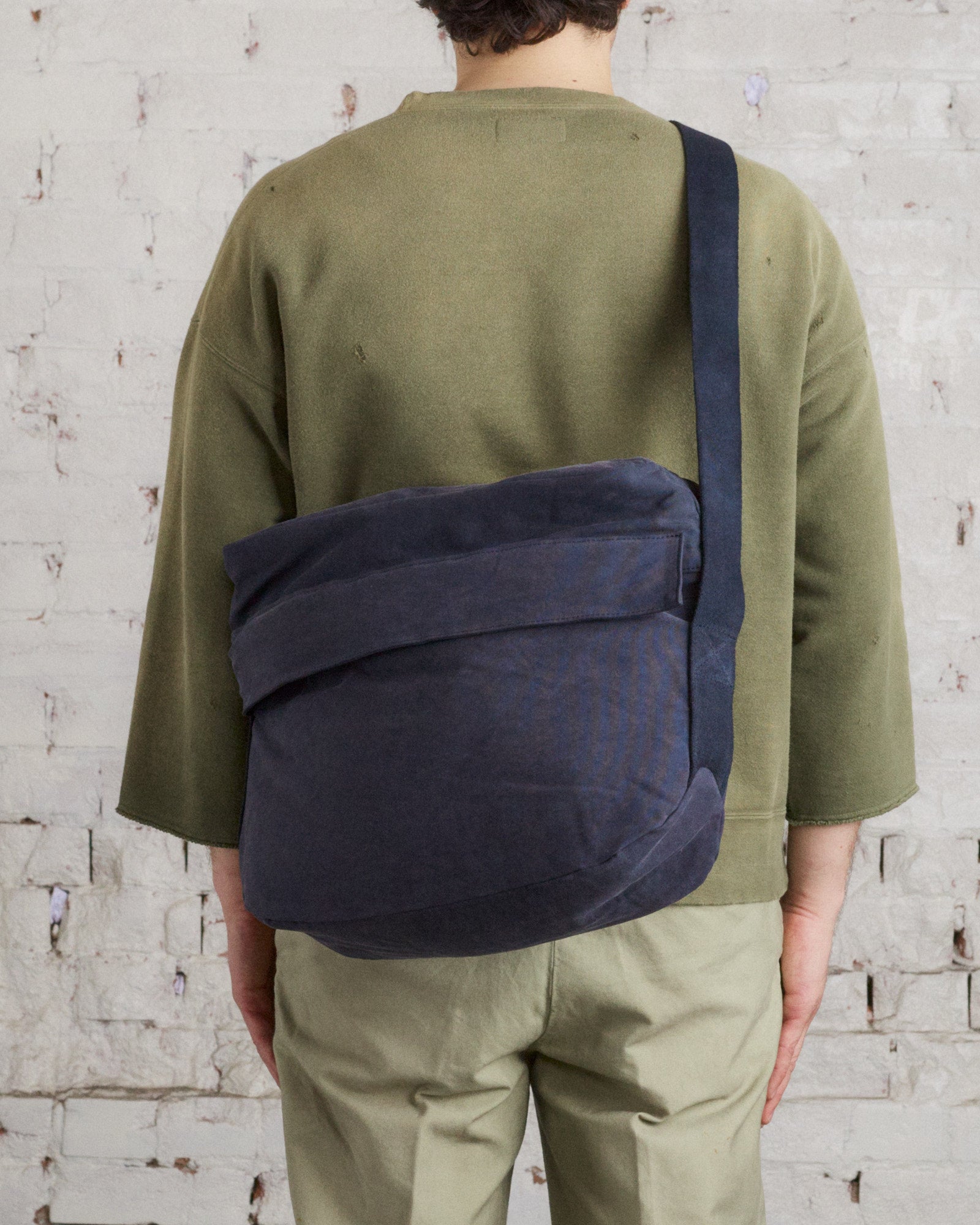 visvim Contrary Dept Charlie Shoulder Bag (M) Navy