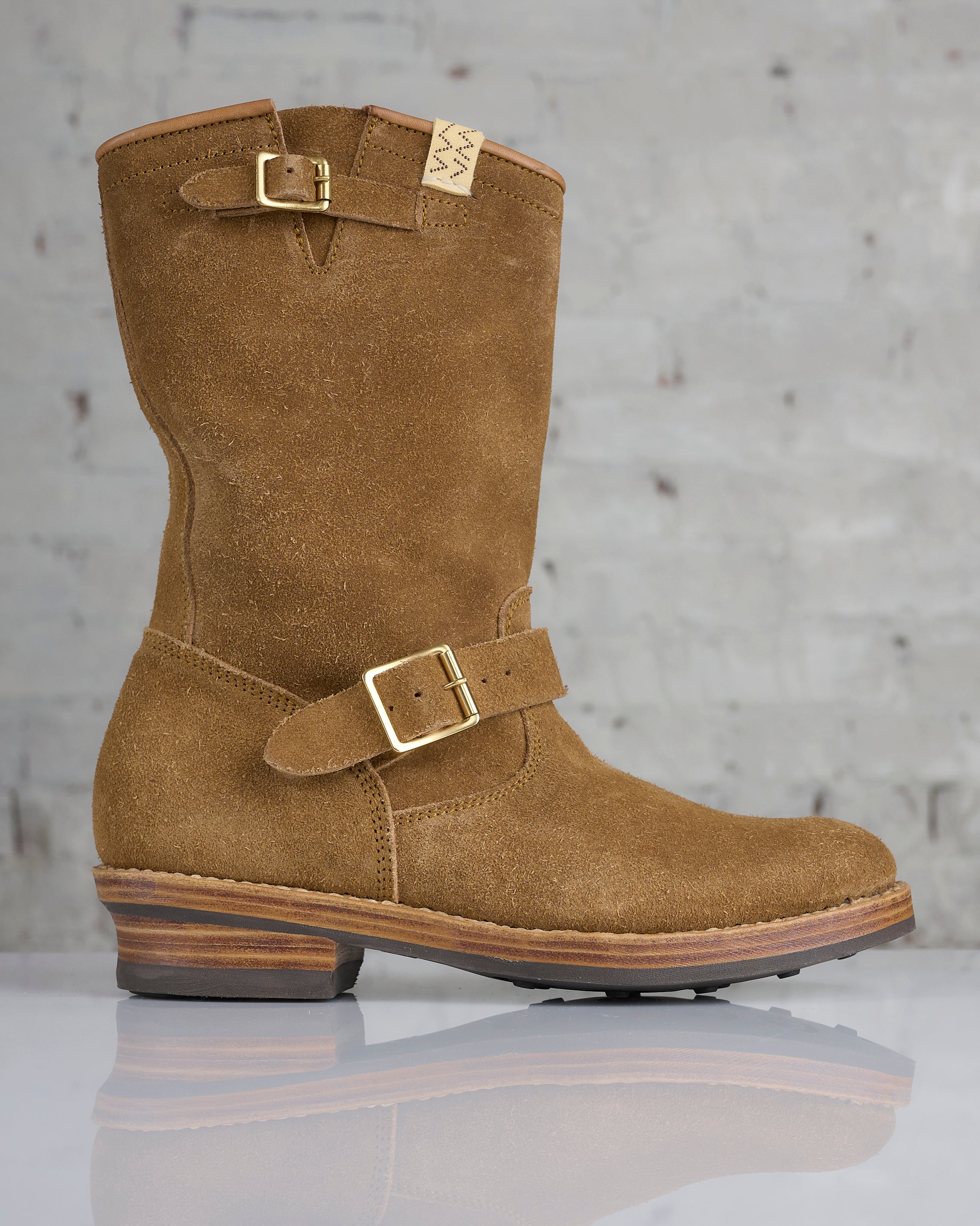 visvim T.W.O. Boot Folk Suede Camel