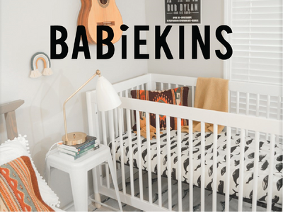 BABIEKINS MAGAZINE: Minimal Nursery Corner in a Master Bedroom image