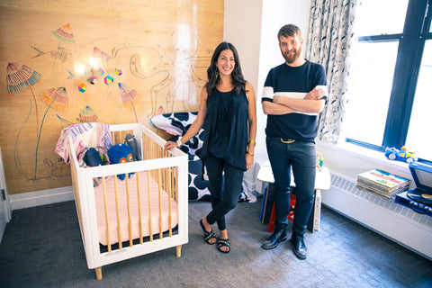 In Style 5-23-17 babyletto Lolly Crib and Changer Rebecca Minkoff nursery