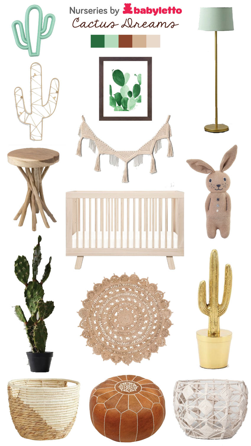 cactus babyletto nursery styleboard