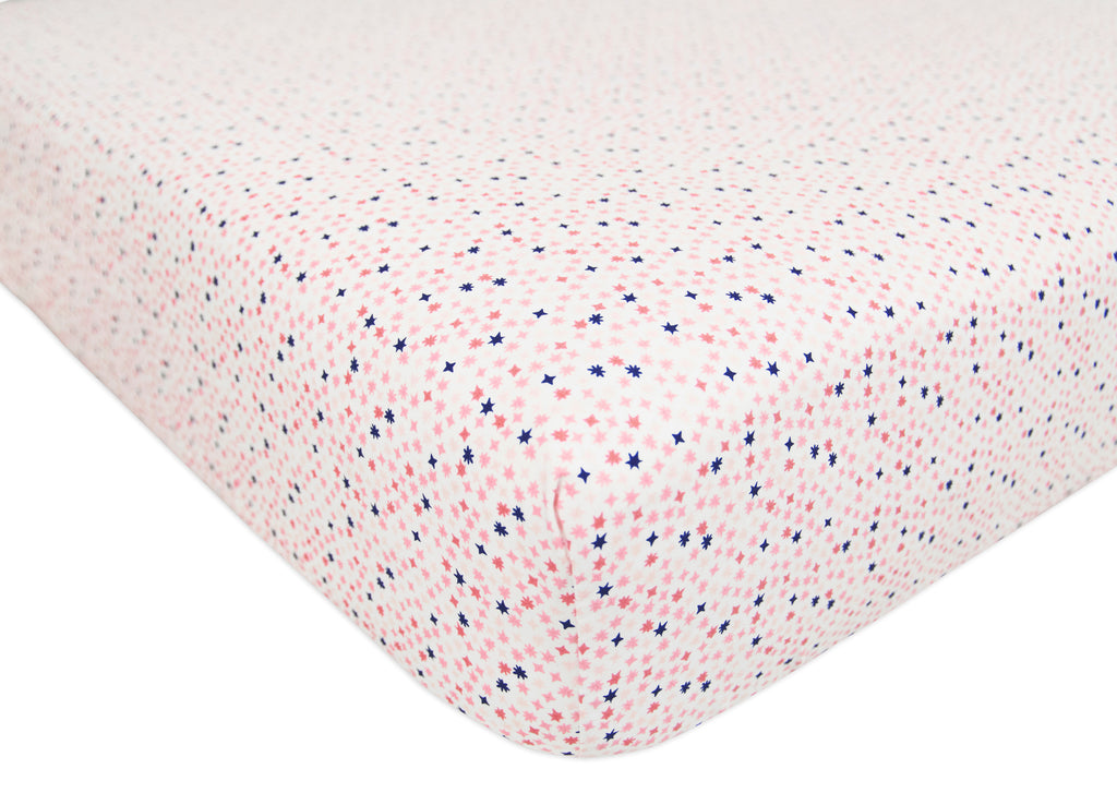 T8035,In Bloom Fitted Mini Crib Sheet 