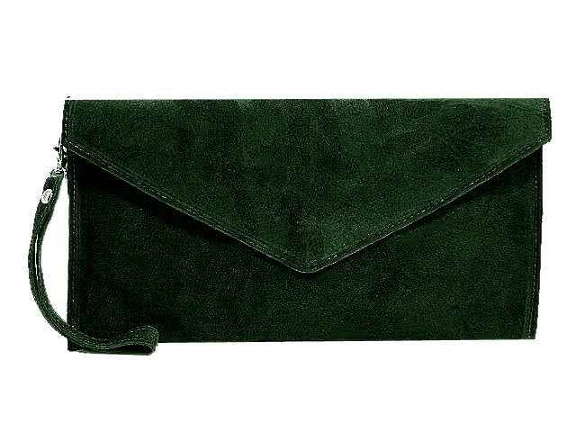 jade green clutch bag
