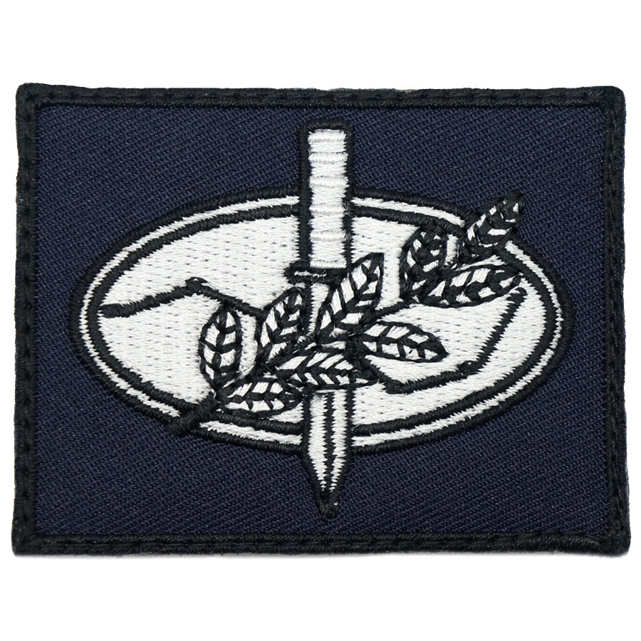 JUNGLE CONFIDENCE COURSE BADGE NAVY WHITE Hock Gift Shop Army