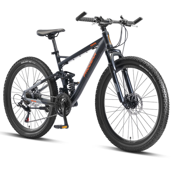 Trail Dual Suspension Mountain Bike - Stealth Black