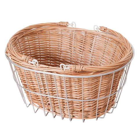 Retro Bike Front Basket Set