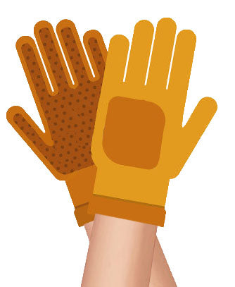 image of a pair of hands wearing protective gloves