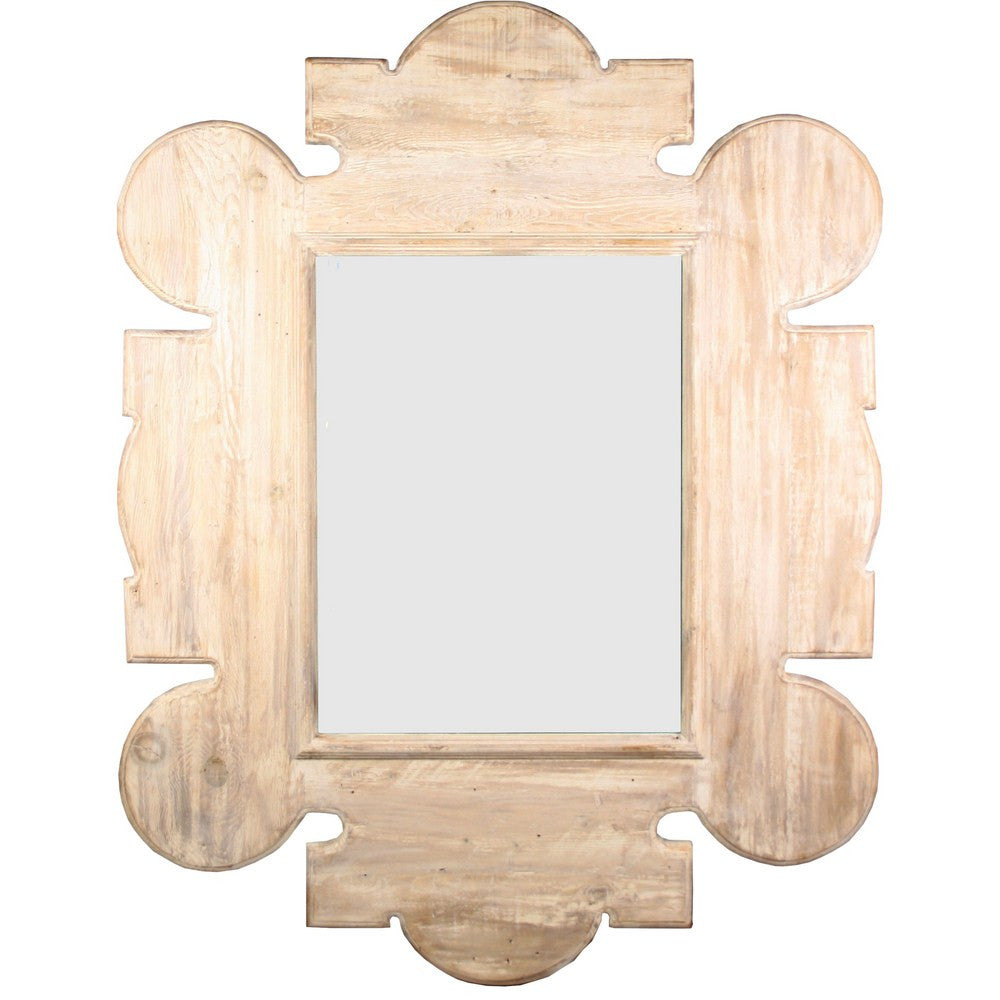CFC Reclaimed Lumber Gothic Mirror, Wall