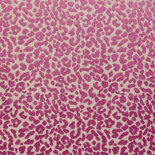 Clarke & Clarke Fabric by the Yard Leopald Magenta