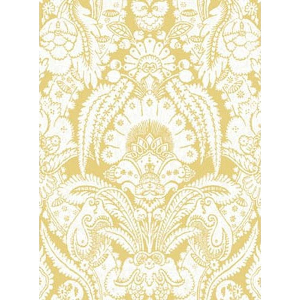 Cole And Son Chatterton Wallpaper in Yellow
