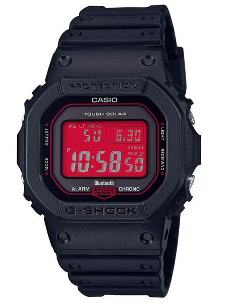 Casio G-Shock ADRENALIN RED Series Black/Red Mens Watch GWB5600AR-1