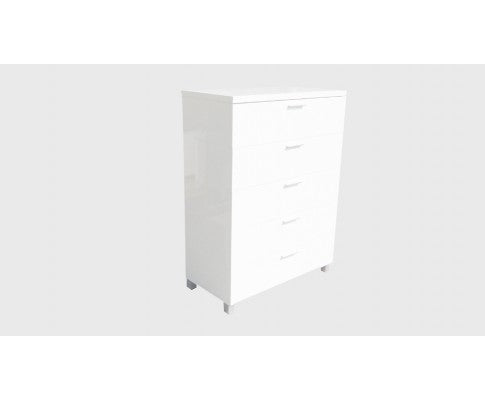 white high gloss tallboy