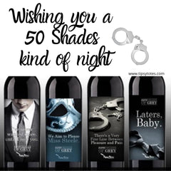 50 Shades Wine Labels