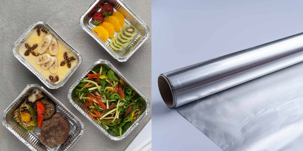 pop up aluminium foil sheets used in household and catering service