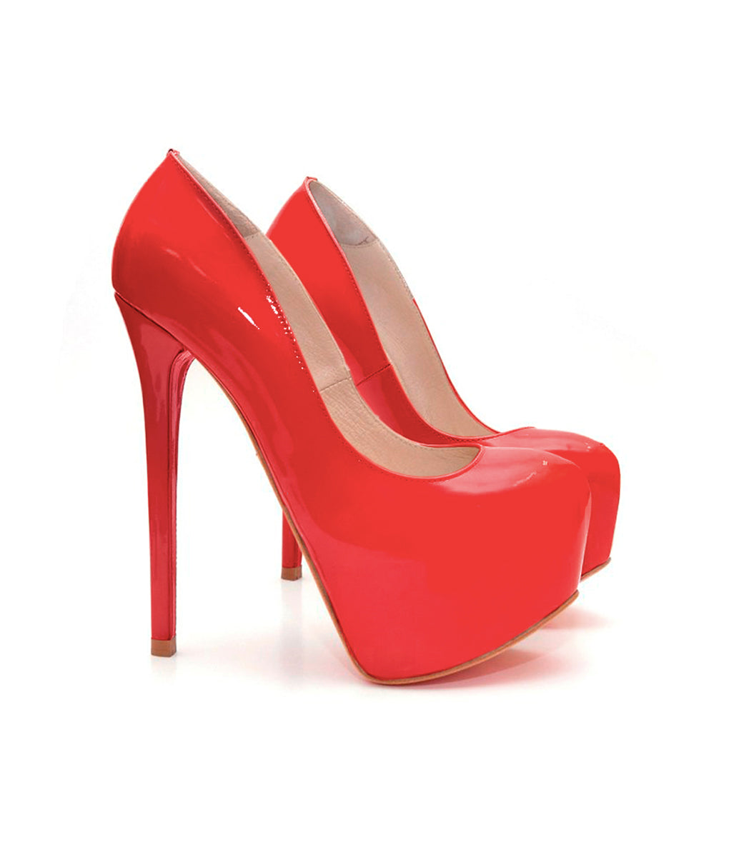Kalinda Red Patent · Charlotte Luxury Shoes · Luxury High Heel Platform  Shoes – CHARLOTTE LUXURY