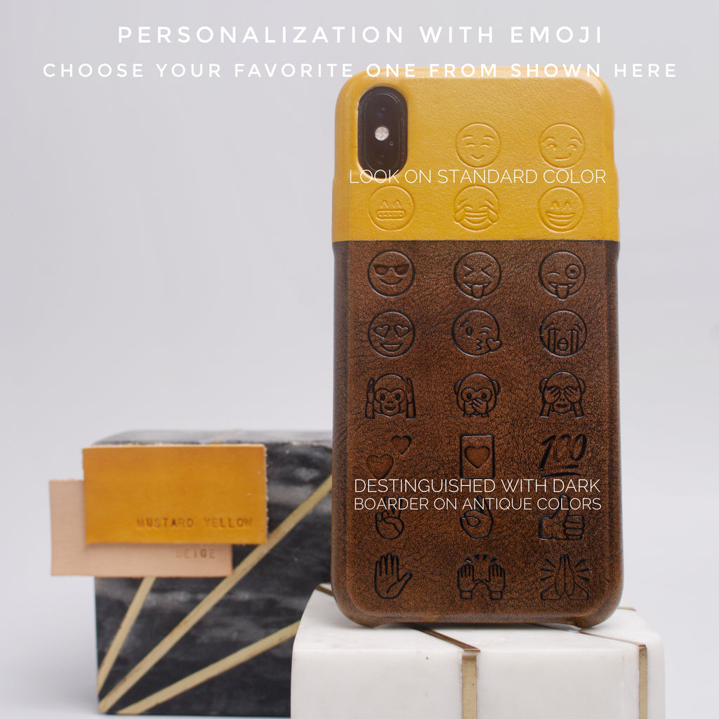 iPhone cases personalized with emojis
