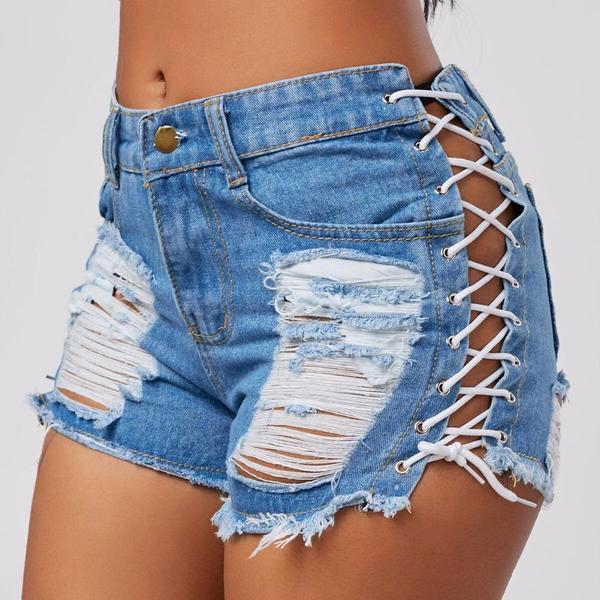 torn jeans shorts