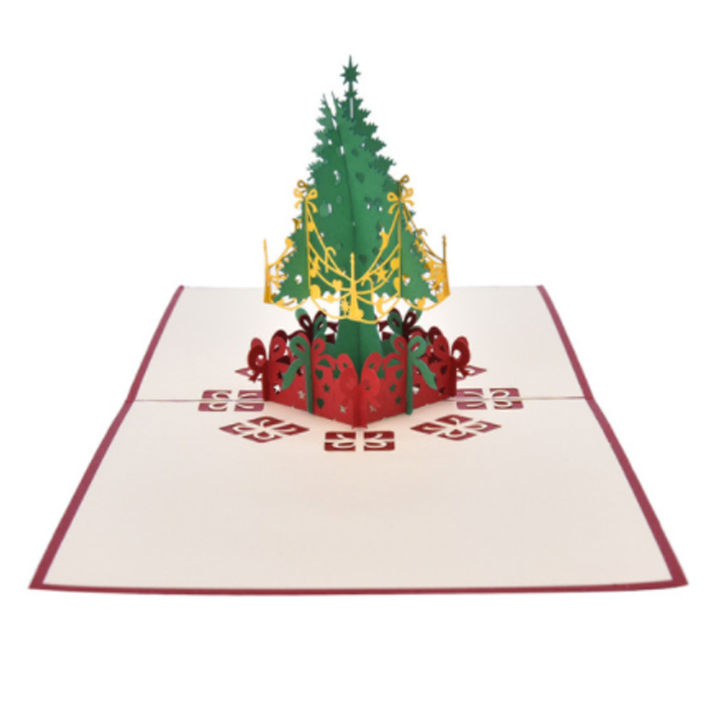 Christmas Tree 3d Pop Up Card – Milx Designs