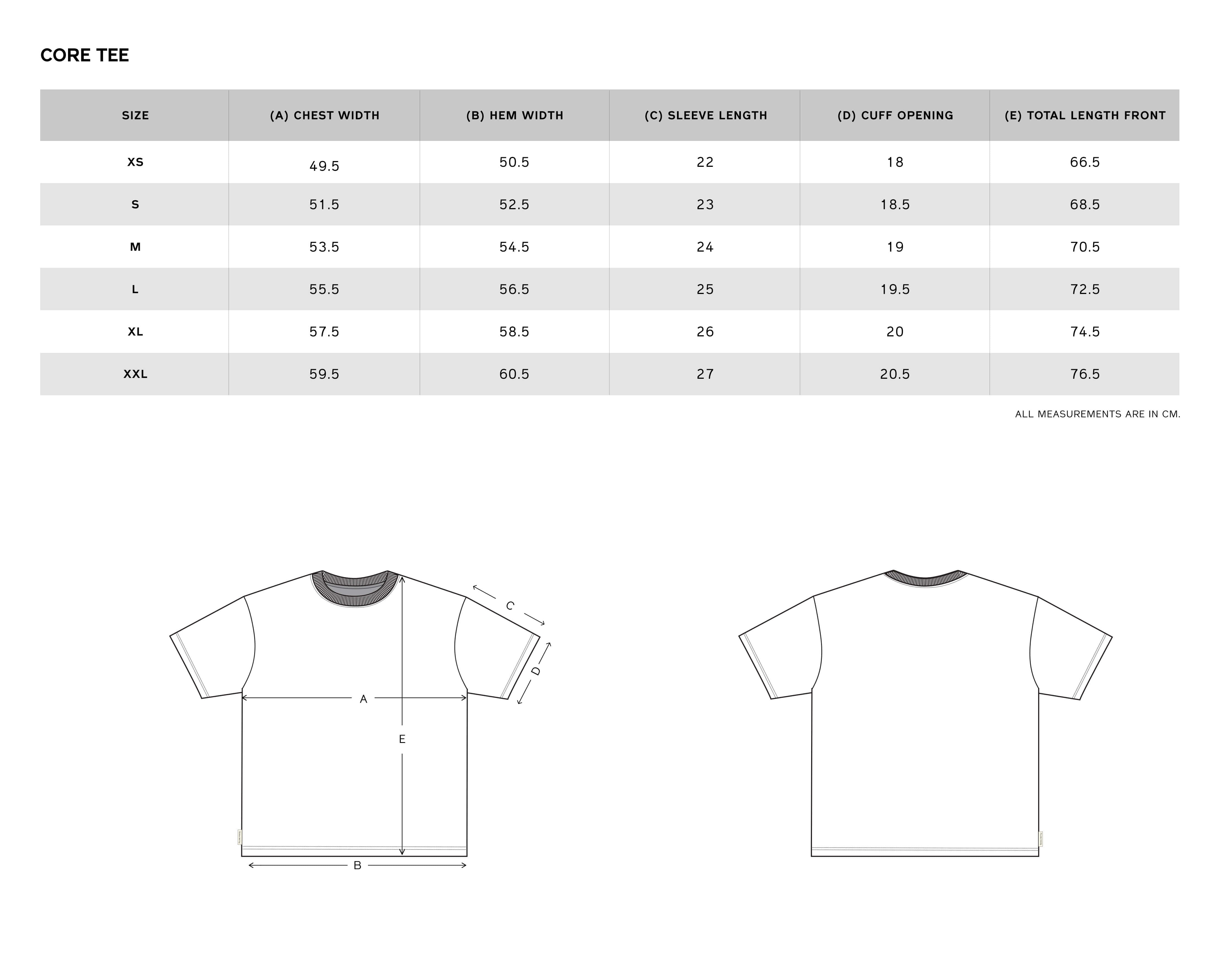 Core Tee Differs Off White image